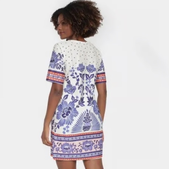 FARM RIO DRESS T-SHIRT DRESS - PP - Picture 2 of 7